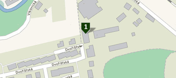Mapka - Dvo�i��sk� 348, Praha 9-Kyje